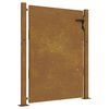 vidaXL Corten ac&eacute;l kerti kapu 100x150 cm