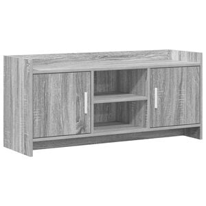 vidaXL TV szekr&eacute;ny 102 x 33 x 47 cm Sz&uuml;rke Sonoma Szerelt Fa