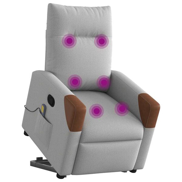 vidaXL &Aacute;ll&oacute; massz&aacute;zsfotel felhősz&uuml;rke sz&ouml;vet