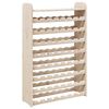 vidaXL t&ouml;m&ouml;r fenyőfa bortart&oacute; &aacute;llv&aacute;ny tetővel 72,5 x 25 x 111,5 cm
