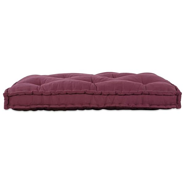vidaXL Pallet Sofa P&aacute;rna Bord&oacute; 120 x 80 x 12 cm Sz&ouml;vet