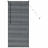 vidaXL Zsalug&aacute;ter Redőny&ouml;k S&ouml;t&eacute;tsz&uuml;rke 130 x 65 cm Alum&iacute;nium