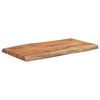vidaXL t&ouml;m&ouml;r ak&aacute;cfa t&eacute;glalap alak&uacute; asztallap 70x40x2,5 cm