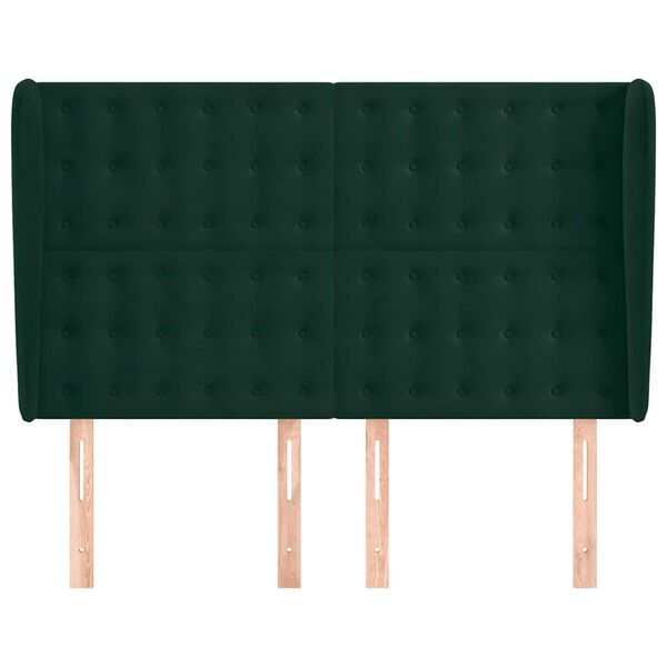 vidaXL s&ouml;t&eacute;tz&ouml;ld b&aacute;rsony fejt&aacute;mla sz&aacute;rnyakkal 147 x 23 x 118/128 cm