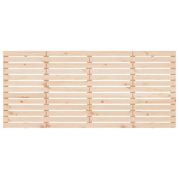 vidaXL tömör fenyőfa fali fejtámla 186 x 3 x 91,5 cm