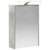 vidaXL F&uuml;rdőszobai t&uuml;k&ouml;rszekr&eacute;ny Beton Sz&uuml;rke 43 x 16 x 62.5 cm