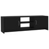 vidaXL fekete szerelt fa TV-szekr&eacute;ny 120 x 30 x 37,5 cm