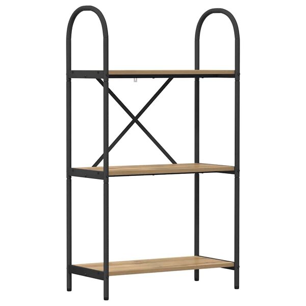 vidaXL K&ouml;nyvespolc Artisan t&ouml;lgy 60 x 30 x 109 cm Faanyag