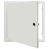 vidaXL Hozz&aacute;f&eacute;r&eacute;si panel Feh&eacute;r 33 x 33 x 3 cm Ac&eacute;l