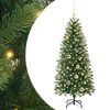 vidaXL Mű kar&aacute;csonyfa Z&ouml;ld 150 cm PE &eacute;s PVC