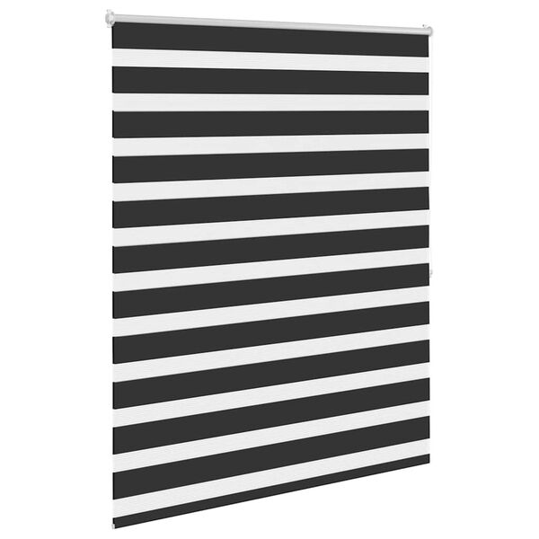 vidaXL fekete zebra rol&oacute; 120,9 x 175 cm sz&ouml;vetsz&eacute;less&eacute;g 116,7 cm