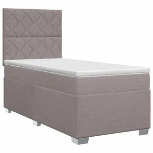 vidaXL Boxspring &aacute;gy matraccal fejt&aacute;ml&aacute;val T&oacute;psz&iacute;nű 80 x 200 cm Sz&ouml;vet