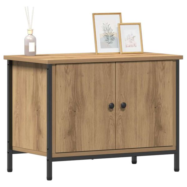 vidaXL TV szekr&eacute;ny Artisan t&ouml;lgy 60 x 35 x 45 cm Faanyag