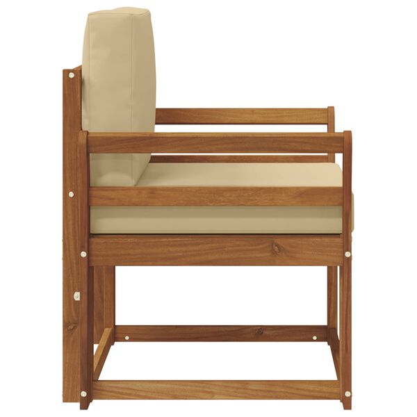 vidaXL K&uuml;lt&eacute;ri kanap&eacute; T&ouml;m&ouml;r ak&aacute;cfa &eacute;s poli&eacute;szter Term&eacute;szetes