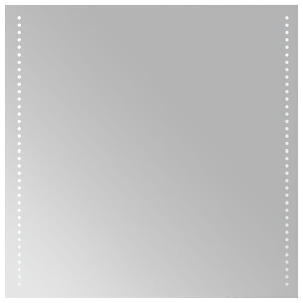 vidaXL LED-es f&uuml;rdőszobat&uuml;k&ouml;r 60x60 cm