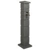 vidaXL Kertitanker Antracitsz&uuml;rke 26 x 26 x 101 cm PE