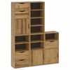vidaXL 5 db t&ouml;m&ouml;rfa fenyőfa oldals&oacute; szekr&eacute;ny ODDA 40x24x79 cm