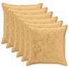 vidaXL P&aacute;rna huzat 6 pcs HOUTEN T&oacute;psz&iacute;nű 70 x 70 cm Flanell