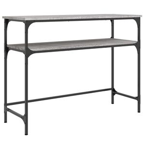 vidaXL sz&uuml;rke sonoma sz&iacute;nű szerelt fa konzolasztal 100x35,5x75 cm