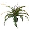 vidaXL Mesters&eacute;ges Fern Fa Z&ouml;ld 58 x 13 x 60 cm Sz&ouml;vet &eacute;s PE