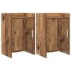 vidaXL &Eacute;jjeliszekr&eacute;nyek 2 db Antik Fa 40 x 30 x 60 cm Szerelt Fa