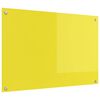 vidaXL Konyhai h&aacute;tfal S&aacute;rga 90 x 60 cm edzett &uuml;veg