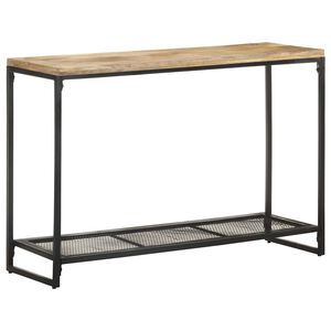 vidaXL t&ouml;m&ouml;r mang&oacute;fa t&aacute;lal&oacute;asztal 110 x 35 x 75 cm
