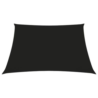 vidaXL fekete négyzet alakú oxford-szövet napvitorla 3 x 3 m