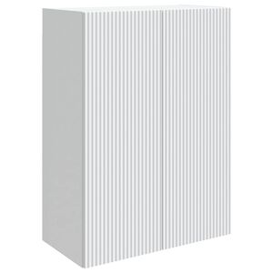 vidaXL Fali szekr&eacute;ny 66 x 34,5 x 90 cm Szerelt Fa Feh&eacute;r