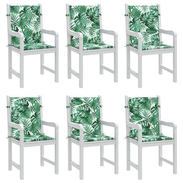 vidaXL H&aacute;tp&aacute;rn&aacute;k 6 pcs Lev&eacute;l mint&aacute;zat 100 x 50 x 3 cm Oxford Sz&ouml;vet