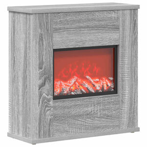 vidaXL Elektromos kandall&oacute; Sz&uuml;rke Sonoma 47 x 18 x 48 cm Szerelt fa