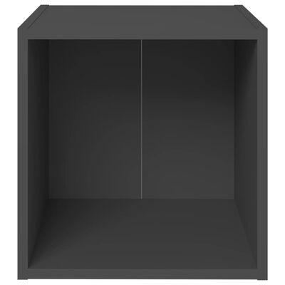 vidaXL szürke forgácslap TV-szekrény 37 x 35 x 37 cm