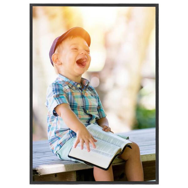 vidaXL 3 db fekete MDF asztali f&eacute;nyk&eacute;pkeret 18 x 24 cm