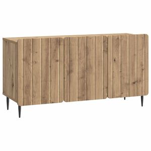 vidaXL TV szekr&eacute;ny 99 x 34,5 x 52 cm K&eacute;zműves T&ouml;lgy Szerelt Fa
