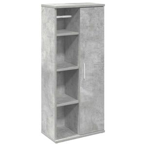 vidaXL betonsz&uuml;rke f&uuml;rdőszobaszekr&eacute;ny tekercstart&oacute;val 39x22x90 cm