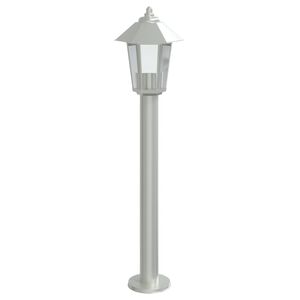 vidaXL ez&uuml;stsz&iacute;nű rozsdamentes ac&eacute;l k&uuml;lt&eacute;ri &aacute;ll&oacute;l&aacute;mpa 80 cm