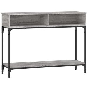 vidaXL sz&uuml;rke sonoma sz&iacute;nű szerelt fa konzolasztal 100 x 30,5 x 75 cm