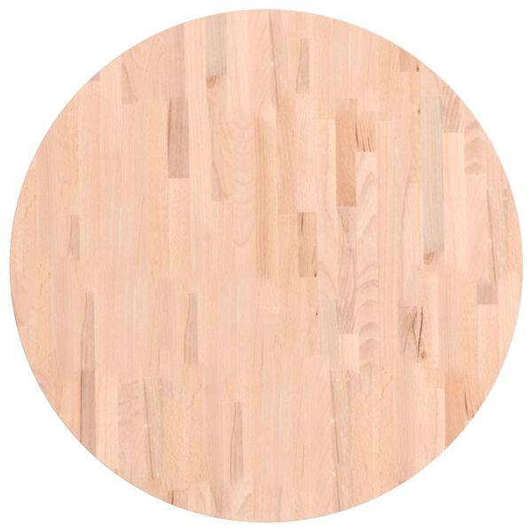 vidaXL t&ouml;m&ouml;r b&uuml;kkfa kerek asztallap &Oslash;80 x 2,5 cm