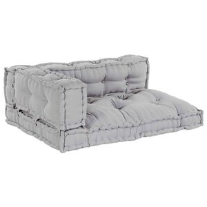 vidaXL Pallet Sofa P&aacute;rna 3 pcs Sz&uuml;rke 120 x 80 x 38 cm Sz&ouml;vet