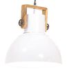 vidaXL kerek feh&eacute;r ipari f&uuml;ggől&aacute;mpa 25 W 40 cm E27