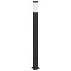 vidaXL oszlopl&aacute;mpa konnektorral 110 cm fekete IP44