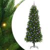vidaXL Kar&aacute;csonyfa 300 LED-del &aacute;llv&aacute;nnyal Z&ouml;ld 240 cm PE
