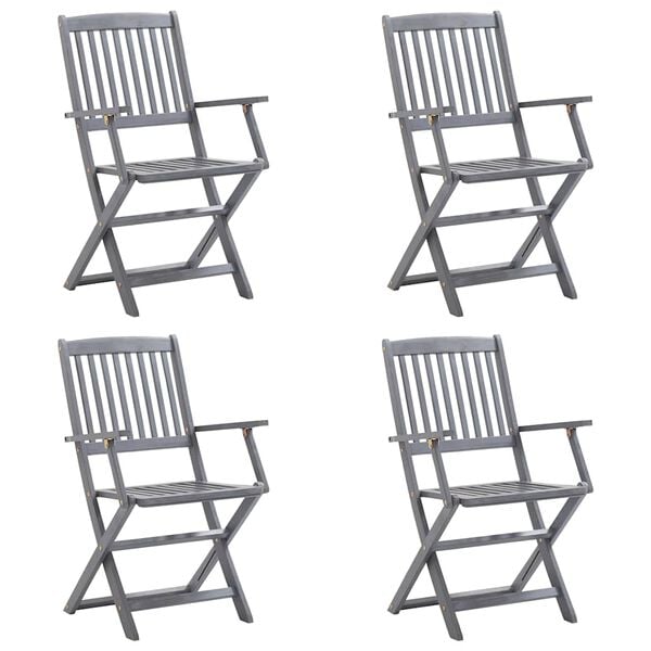 vidaXL 4 db &ouml;sszecsukhat&oacute; t&ouml;m&ouml;r ak&aacute;cfa k&uuml;lt&eacute;ri sz&eacute;k p&aacute;rn&aacute;val