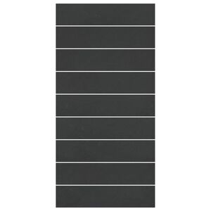 vidaXL Medence alatlappal Fekete 999 x 500 x 0,1 cm Nemes sz&ouml;vet