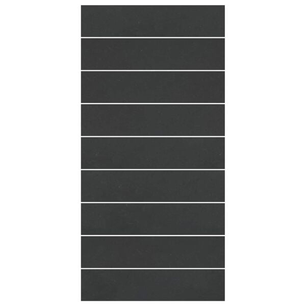 vidaXL Medence alatlappal Fekete 999 x 500 x 0,1 cm Nemes sz&ouml;vet