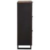 vidaXL Highboard Barna 40 x 33 x 110 cm tömör mangófa