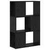 vidaXL TV szekr&eacute;ny garnit&uacute;ra 60 x 24 x 94,5 cm Fekete Szerelt Fa