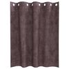 vidaXL Bársonyfüggönyök függönyökkel 2 pcs Barna 140 x 140 cm Bársony