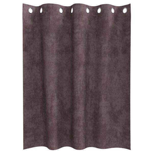 vidaXL Bársonyfüggönyök függönyökkel 2 pcs Barna 140 x 140 cm Bársony