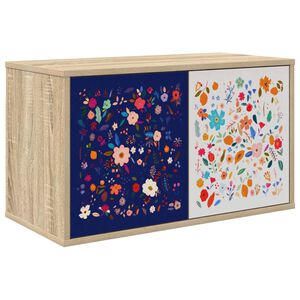 vidaXL Fals&iacute;that&oacute; TV Szekr&eacute;ny MAINZ 69 x 33 x 40 cm Sonoma T&ouml;lgy